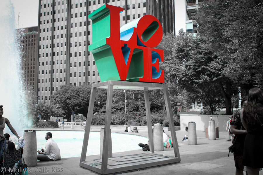 Love sign in Philadelphia